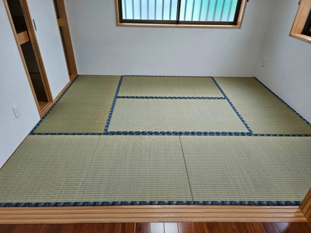 たたみ新調 沖縄県産 照間ビーグ 6帖間 納品完了(南風原町)