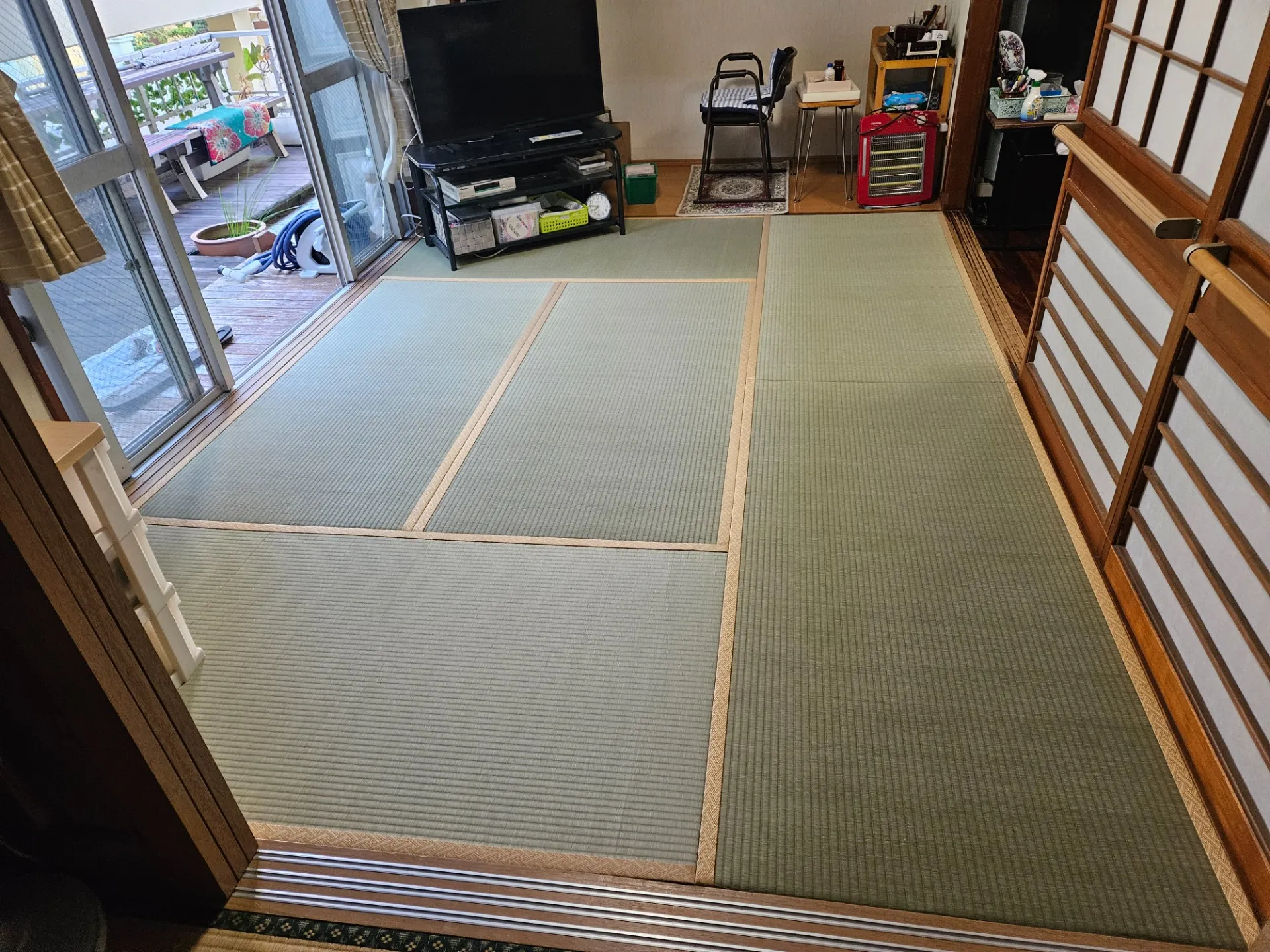 たたみ表替えを行いました | 三原産業施工事例(那覇市)